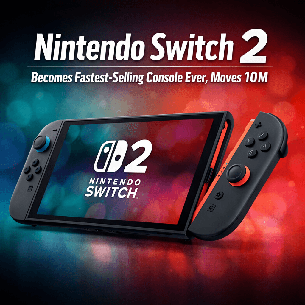 Nintendo Switch 2 Becomes Fastest-Selling Console Ever, Moves 10M Units in Four Months