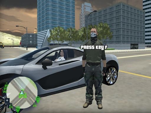 Crazy GTA Mercenary Driver - play online