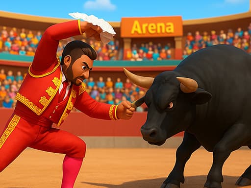 Real Bull Fighting Game - adventure game