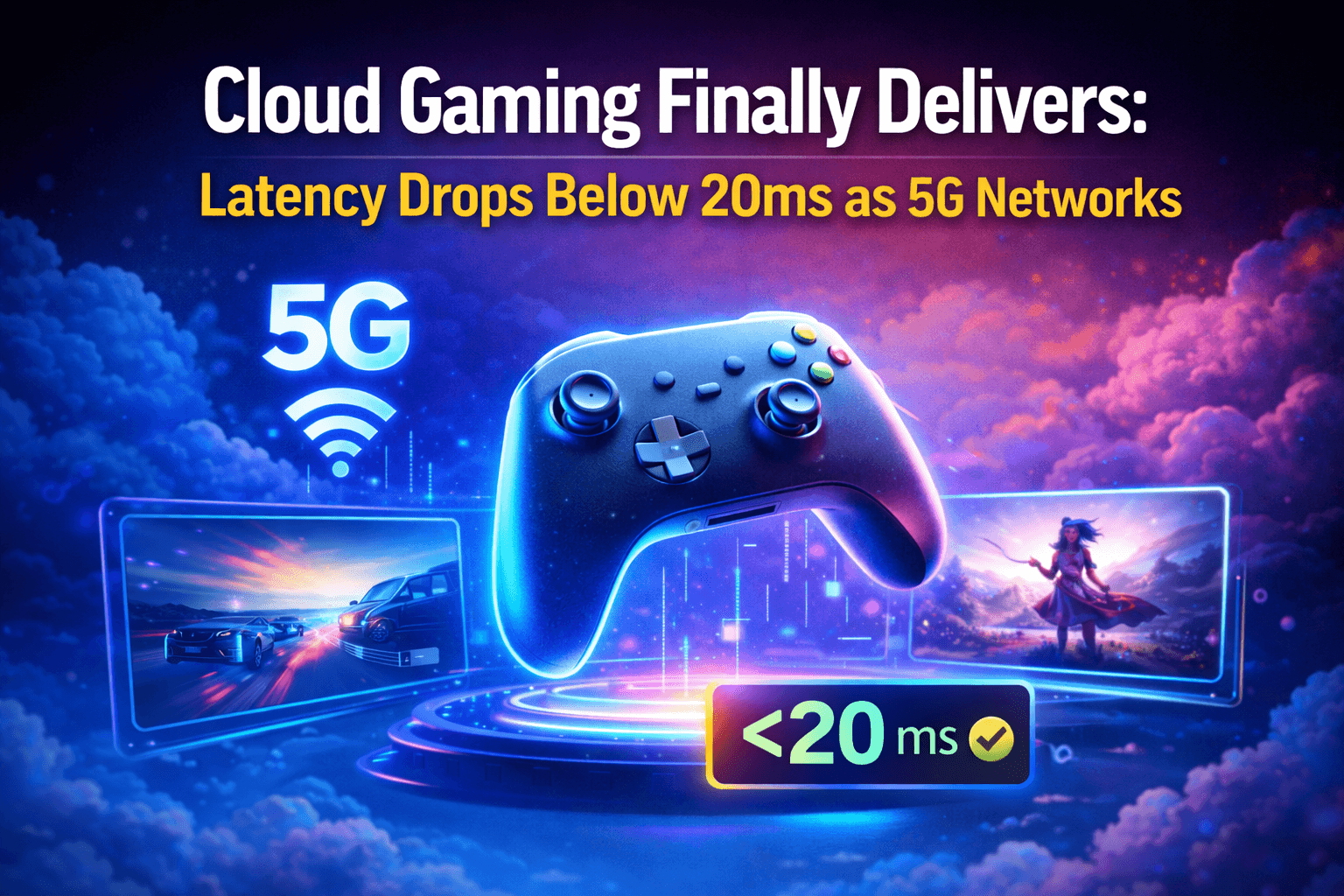 Cloud Gaming Finally Delivers: Latency Drops Below 20ms as 5G Networks Expand